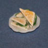 Dollhouse Miniature Cucumber Sandwich Plate